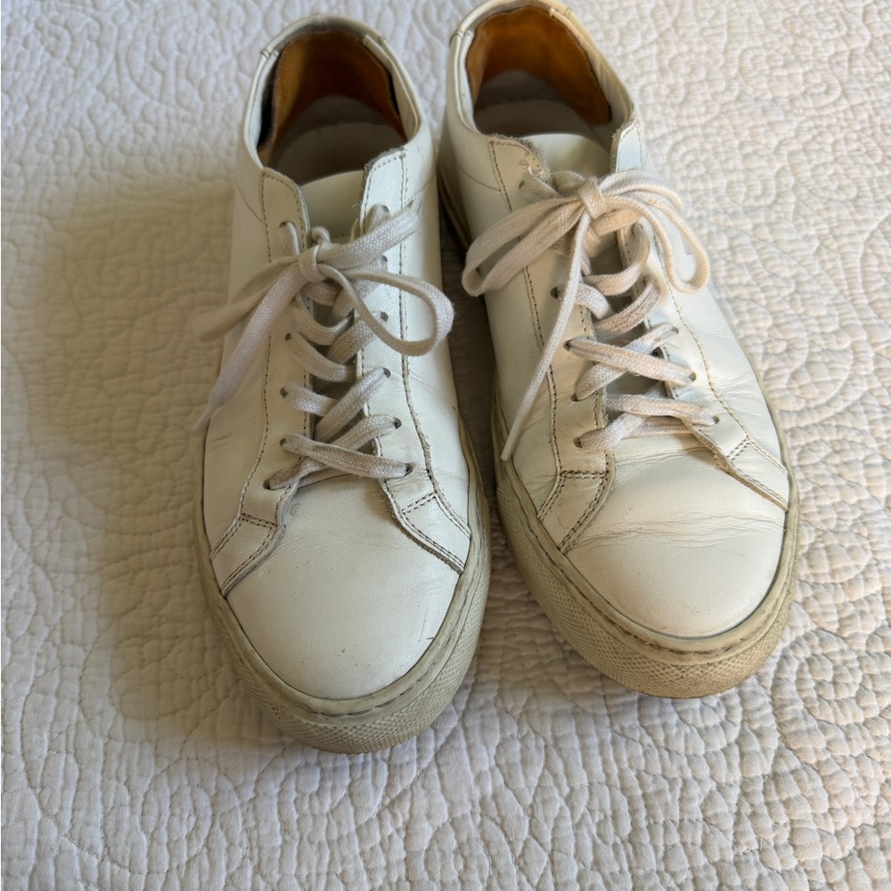 Common Projects White Leather Sneakers